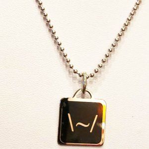 Drink Emoticon Pendant Necklace